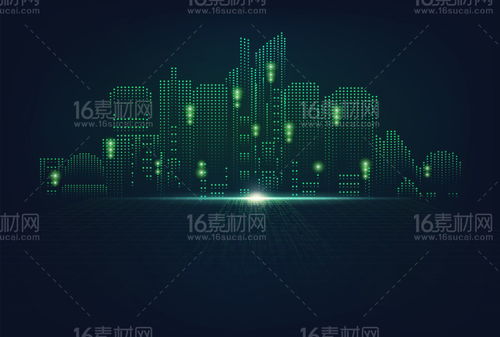 6款科技感電子信息創(chuàng)意背景矢量素材，點(diǎn)亮數(shù)字視覺盛宴